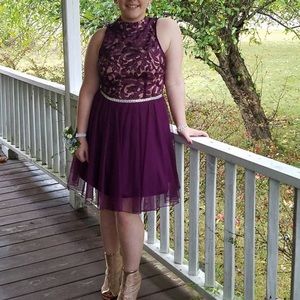 Size 7 purple prom dress